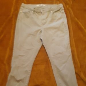 LC Lauren Conrad Cuffed Skinny Pants